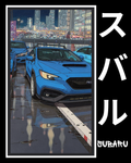 VB WRX Japan Poster