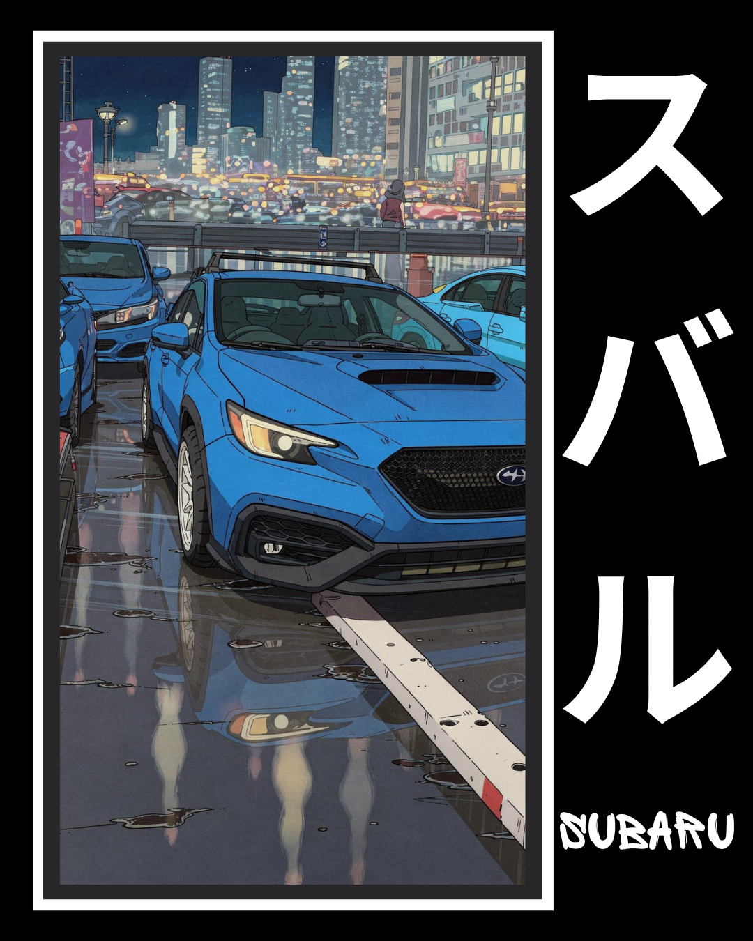 VB WRX Japan Poster